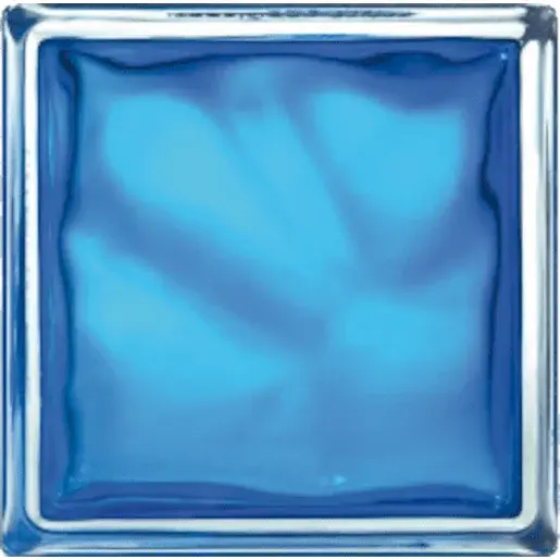Luxfera Glassblocks blue 19x19x8 cm lesk 1908WBB