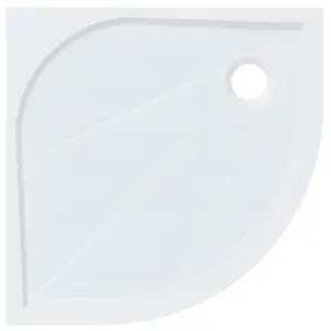 Sprchová vanička štvrťkruhová SAT Limnew 80x80 cm liaty mramor LIMNEW80S