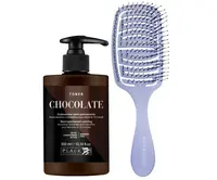 Barevný toner na vlasy Black Professional Crazy Toner - Chocolate (čokoládový) + kartáč zdarma + dárek zdarma