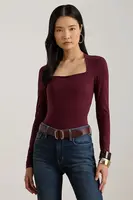 Tričko s dlouhým rukávem Lauren Ralph Lauren