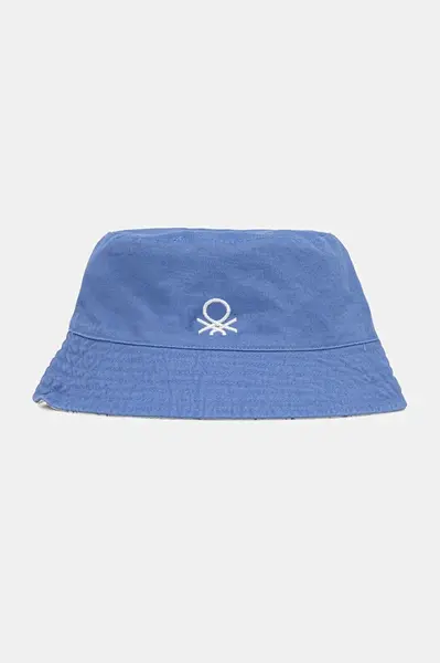 Dětský oboustranný bavlněný klobouk United Colors of Benetton