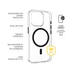 Zadní kryt FIXED MagPurity s podporou Magsafe pro Apple iPhone 16 Pro, čirá