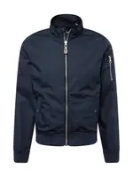 Schott NYC Prechodná bunda  tmavomodrá / oranžová / čierna