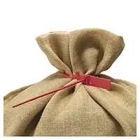 100 x Plombový uzáver extra dlhý, žltý