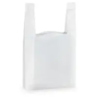 Košilkové igelitové tašky, 300x500x140mm, bílá