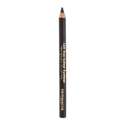 Dermacol 12H True Colour Eyeliner tužka na oči 6 Dark Brown 2 g