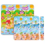 Rolovatelná dětská podložka inSPORTline Lhotino 200x180x1,5 cm Pláž/Farma