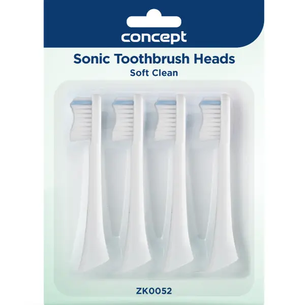 Concept Perfect Smile ZK0052 Soft Clean náhradní hlavice 4 ks bílé