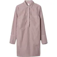 GAP LS STRIPE POPOVER Dámské šaty, červená, velikost