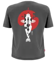 Kumu tričko rising sun šedé - m