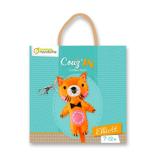 Kreativní sada Avenue Mandarine Přívěšek k ušití - liška Elliott