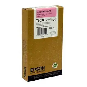 Epson T603C00 světle purpurová (light magenta) originální cartridge