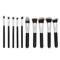MIMO Makeup Brush Set sada štětců Kabuki Black 10 Pcs