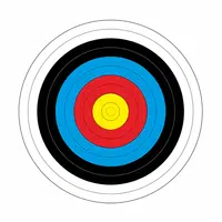 Papírový terč Yate průměr 80 cm 10 ks