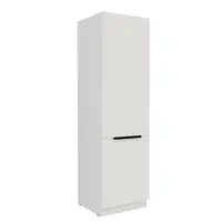 Vysoká potravinová skříňka Aria 60 DK-210 2F Barva korpusu: Bílá, Barva dvířek: WH - Crystal white AFM