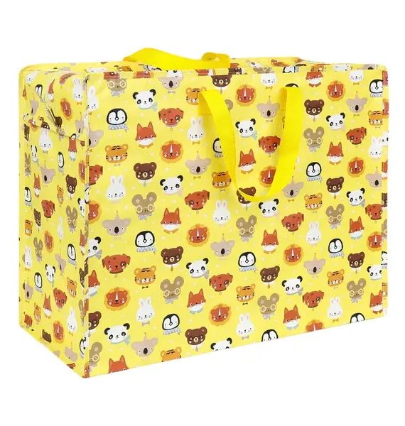 A Little Lovely Company - XL úložná taška - zvierací kamaráti