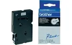 Brother TC-291, 9mm x 7,7m, černý tisk / bílý podklad, originální páska