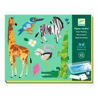 Výtvarná hra - mramorovanie samolepiek