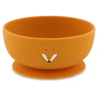 Detská silikónová miska s prísavkou Mr. Fox
