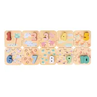 Puzzle - Učíme sa číslice - safari