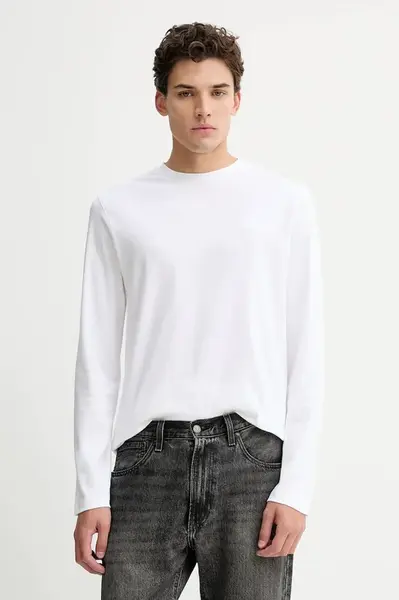Calvin Klein Bavlněné tričko s dlouhým rukávem Calvin Klein