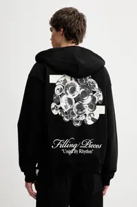 Bavlněná mikina Filling Pieces Zip Hoodie Bouquet
