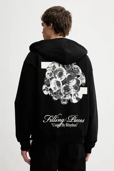Bavlněná mikina Filling Pieces Zip Hoodie Bouquet