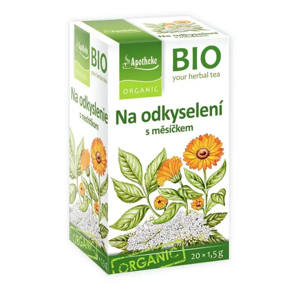 Apotheke BIO Na odkyselení s měsíčkem nálevové sáčky 20x1,5 g