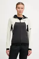 Sportovní mikina Dynafit Tour wool thermal dámská, černá barva, s kapucí, s potiskem, 08.0000071363