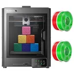 Elegoo Centauri Carbon 3D Printer + 4kg HS PLA+ Filament - 2kg Red/Green