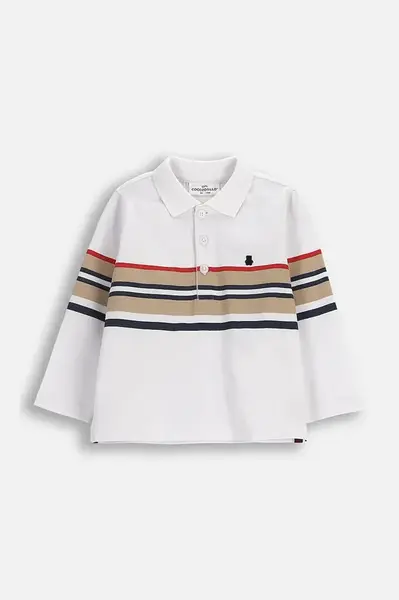 Kojenecké tričko s dlouhým rukávem s bavlnou Coccodrillo