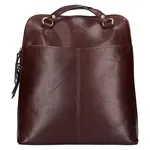 Dámská kožená batůžko kabelka Katana Moana - hnědá