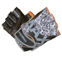 MadMax Fitness rukavice MFG831 šedé - L