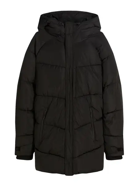 Bershka Zimná bunda  čierna