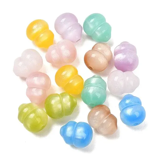 Two Tone Resin Beads