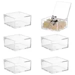 Transparent Acrylic Packaging Boxes with Flip Lid