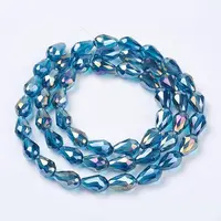 Electroplate Glass Beads Strands