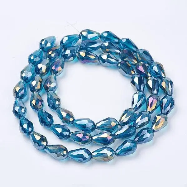 Electroplate Glass Beads Strands