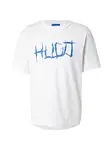 HUGO Tričko 'Namerix'  modrá / biela