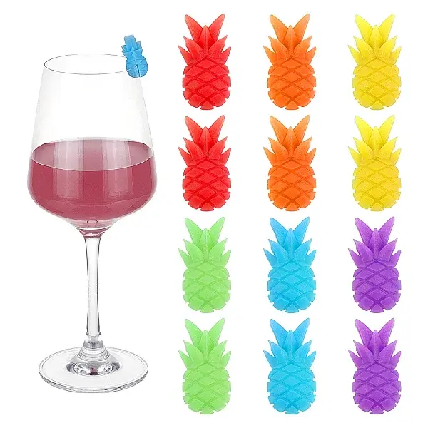 Silicone Wine Glass Charms