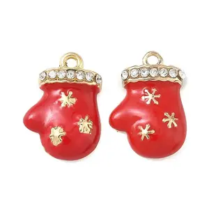 Christmas Alloy Enamel Pendants