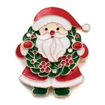 Christmas Theme Alloy Enamel Brooches