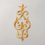 Ethnic Style Polyester Metallic Thread Embroidery Iron on Applique Patch