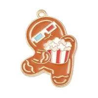 Christmas Alloy Enamel Pendants
