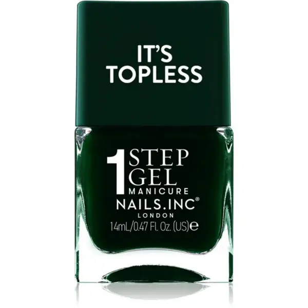 Nails Inc. It’s Topless gelový lak na nehty pro dlouhotrvající efekt odstín Jasmine 14 ml