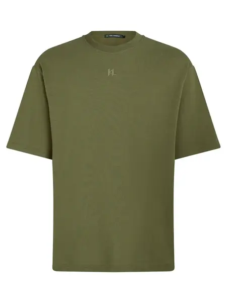 Karl Lagerfeld Tričko  olivová