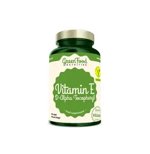 GreenFood Nutrition Vitamin E D-Alpha Tocopheryl 90 kapslí