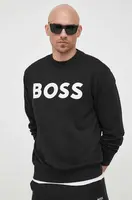 Bavlněná mikina BOSS ORANGE WeBasicCrew