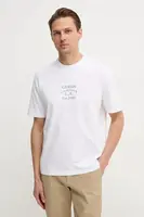 Bavlněné tričko Guess bílá barva, s aplikací, M5RI35 K8FQ4