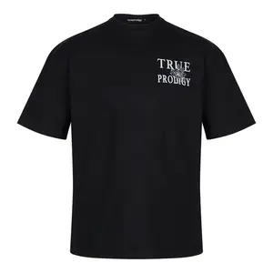 trueprodigy Tričko 'Alex'  čierna / biela